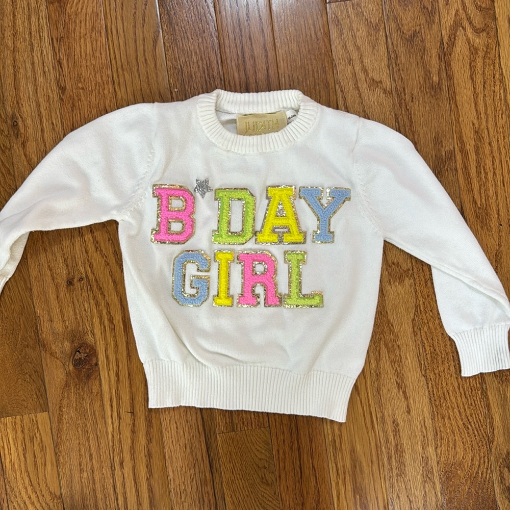 Judith March Bday Sweater